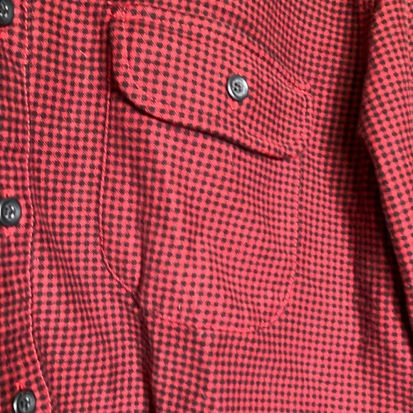 J. Crew red black gingham Button-Up Shirt - Picture 3 of 8